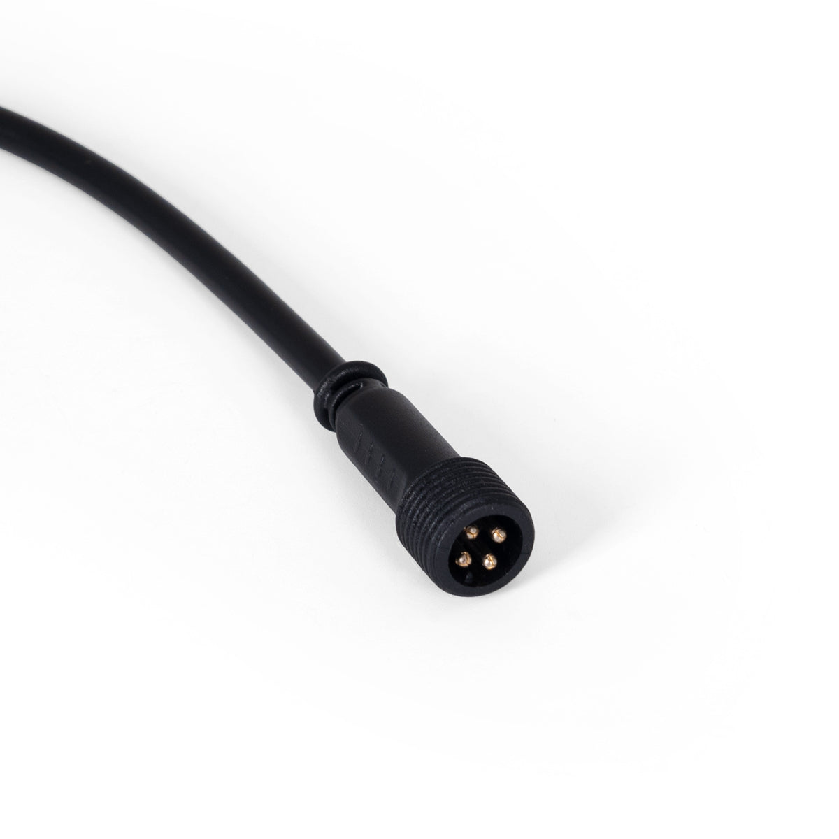Conector estanco hembra para balizas RGB - 4 pines - 20 cm (1)