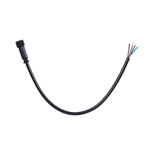 Conector estanque fêmea para balizas RGB - 4 pinos - 20 cm