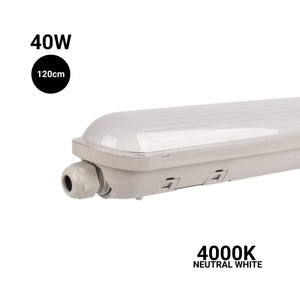 Pantalla estanca LED enlazable - 40W - 120cm - IP65 (20)