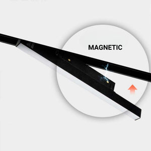 Carril magnético empotrable - Plástico - 20 mm - 48V - 2 m (7)