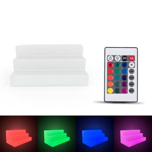 Expositor luminoso LED RGBW - 12W - Recargable - IP65 (9)