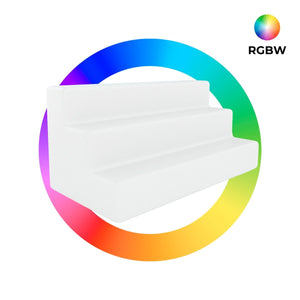 Expositor luminoso LED RGBW - 12W - Recargable - IP65 - Barcelona Led-Mobiliario