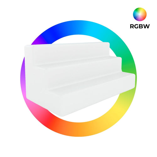 Stojak świetlny LED RGBW - 12W - Ładowalny - IP65