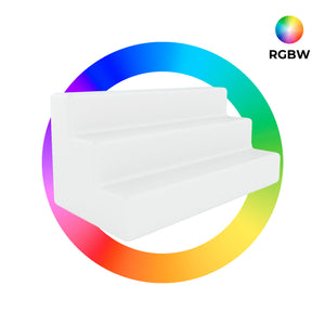 Expositor luminoso LED RGBW - 12W - Recargable - IP65 (1)