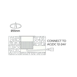 Foco LED empotrable en suelo - RGB - 12W - IP67 - 12VDC (22)