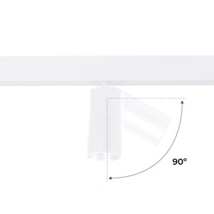 Foco LED para carril magnético 48V - 20W - DALI-2 regulable - Barcelona Led-