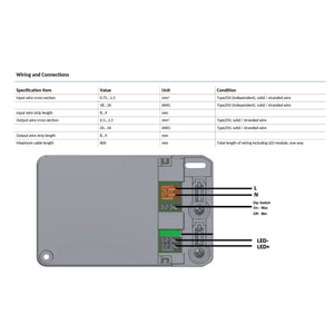 Driver Philips Xitanium - Regulación TRIAC - 42W - 230V - Salida 30-40V DC - 0.9/1.05A (4)