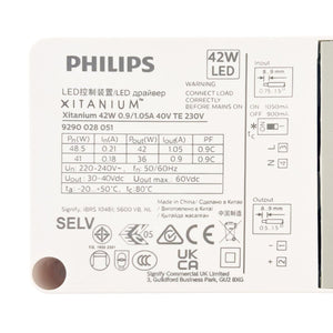 Driver Philips Xitanium - Regulación TRIAC - 42W - 230V - Salida 30-40V DC - 0.9/1.05A - Barcelona Led-Control y regulación