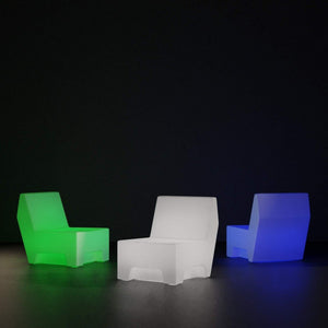Asiento luminoso LED RGBW - XL - 16W - Recargable - Barcelona Led-Mobiliario