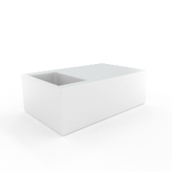 Mesa luminosa LED RGBW con bandeja para hielo - 24W - Recargable - Barcelona Led-Mobiliario