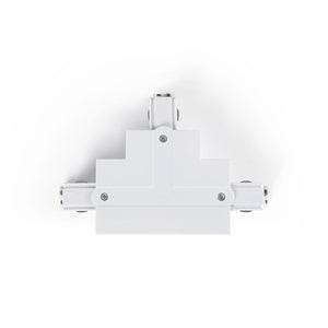 Unión rígida en T para carril trifásico empotrable - GEN2 - IZQUIERDA - Barcelona Led-Accesorios