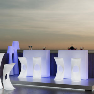 Lámpara de pie LED RGBW - 64W - Recargable - 120 cm (7)