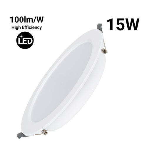 Inbouwspot LED rond - 15W - Snede Ø140mm