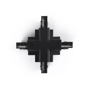Unión rígida en X para carril trifásico empotrable - GEN2 - Barcelona Led-Accesorios