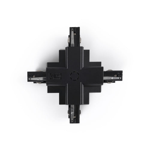 Rigid union in X for recessed three-phase track - GEN2