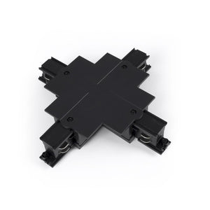 Unión rígida en X para carril trifásico empotrable - GEN2 - Barcelona Led-Accesorios