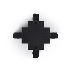 Unión rígida en X para carril trifásico empotrable - GEN2 - Barcelona Led-Accesorios