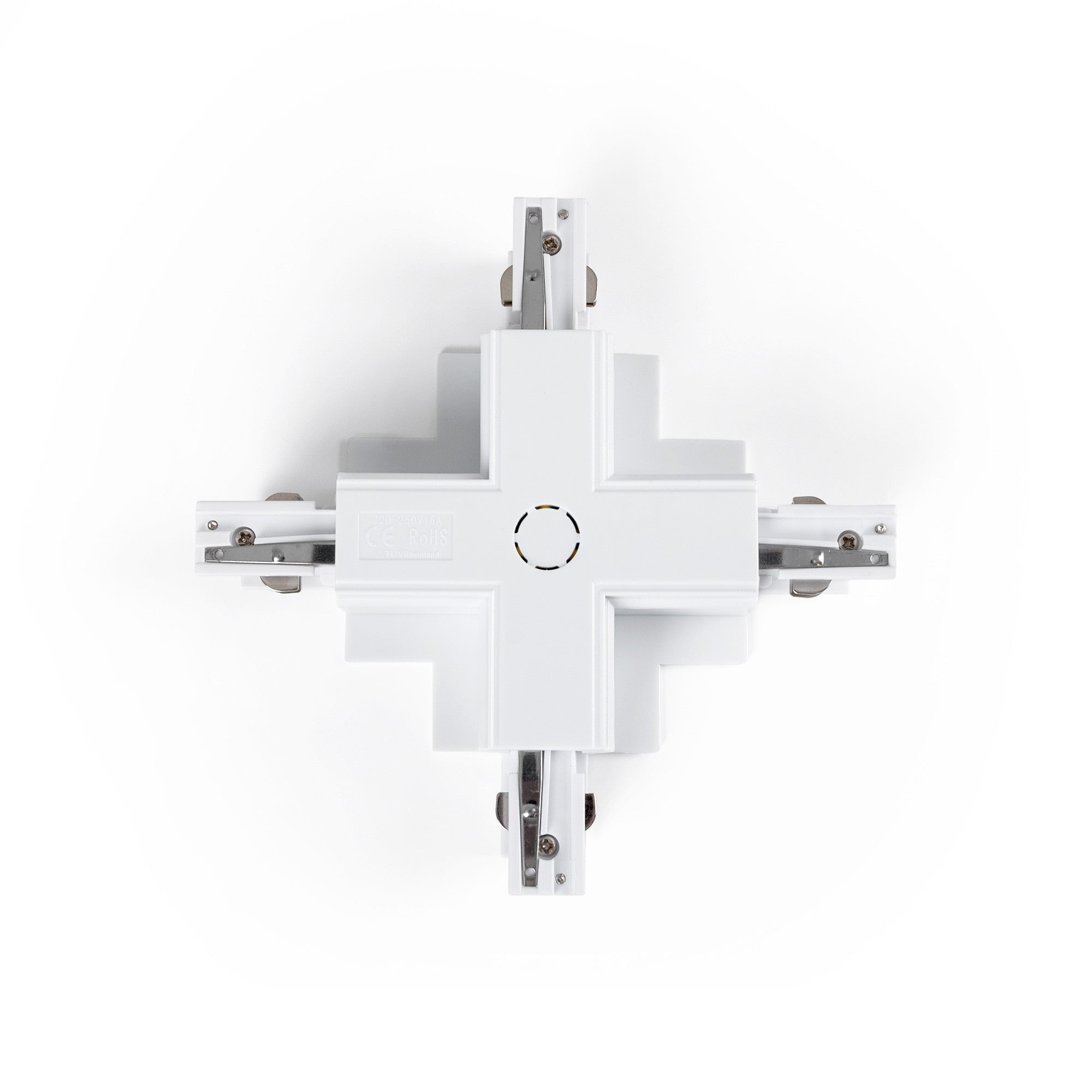 Unión rígida en X para carril trifásico empotrable - GEN2 (1)