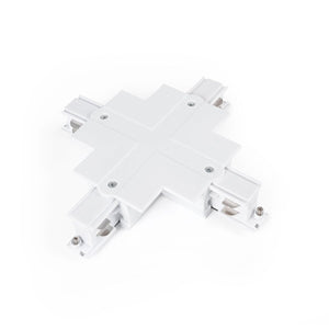 Unión rígida en X para carril trifásico empotrable - GEN2 - Barcelona Led-Accesorios