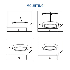 Plafón LED redondo de superficie - 12W - Alta Eficiencia (11)