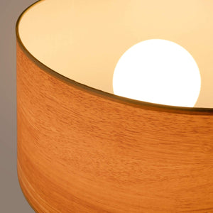 Lámpara de pie trípode "MARTINE" - Madera - E27 - Barcelona Led-Decoración