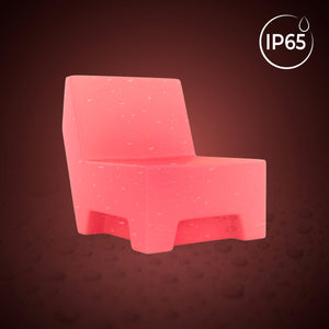 Asiento luminoso LED RGBW - XL - 16W - Recargable - Barcelona Led-Mobiliario
