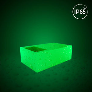 Mesa luminosa LED RGBW con bandeja para hielo - 24W - Recargable - Barcelona Led-Mobiliario