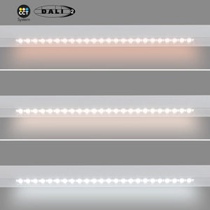 Foco lineal para carril magnético 48V CCT - 20W - Regulación DALI-2 - UGR18 - Barcelona Led-