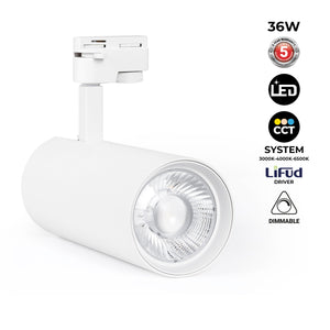 Proyector LED para carril monofásico - 36W - CCT - TRIAC regulable - CRI90 (20)