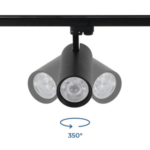 Proyector LED para carril monofásico - 36W - CCT - TRIAC regulable - CRI90 - Barcelona Led-