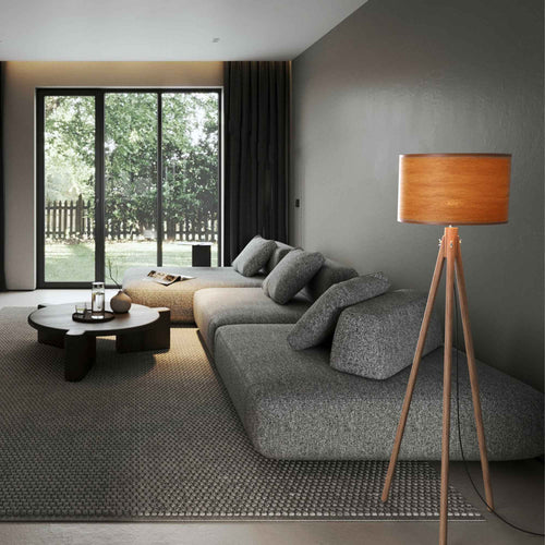 Lámpara de pie trípode