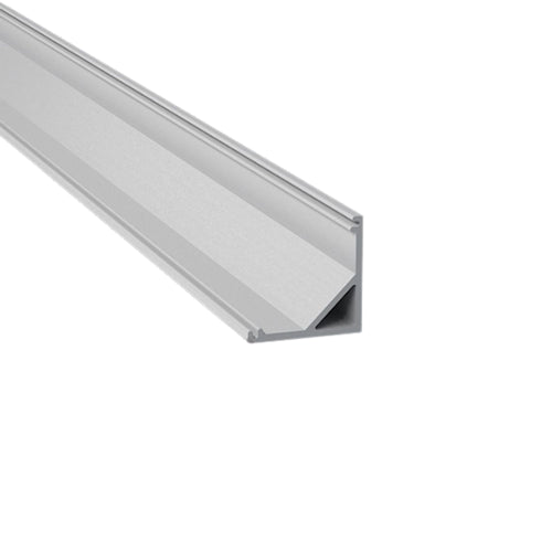 Aluminum profile for LED strip surface 16x16mm for corner