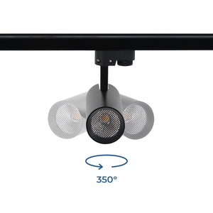Proyector LED para carril monofásico - CCT - 15W - CRI 90 - Driver KGP - Barcelona Led-