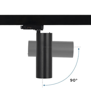Proyector LED para carril trifásico - 10W - CCT - CRI90 - 860 lm - Barcelona Led-
