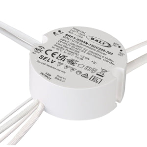 Driver regulable DALI DT6 NFC monocolor 220-240V - Salida 10-42V DC - 15W- 200-700mA - Barcelona Led-