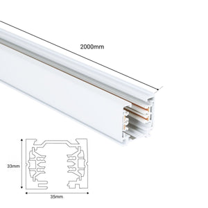 Carril trifásico de superficie - GEN2 - 2 metros - Barcelona Led-