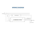 LED Driver for emergency - Output 3.3/4.5W - 3h autonomy - Light 3-80W 3