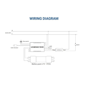 Driver LED para emergencia - Salida 3W - 3h autonomía - Luz 3/20W - Barcelona Led-