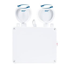 Luz de emergencia LED industrial - 2 x 8W - IP65 (2)