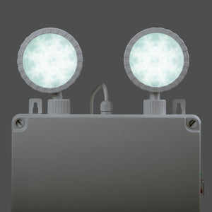 Luz de emergencia LED industrial - 2 x 8W - IP65 (6)