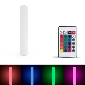 Tubo luminoso LED RGBW - XL - 5W - Recargable - Barcelona Led-Mobiliario