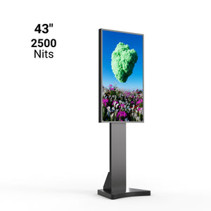 Display LCD FULL HD 43" para Escaparates - Alto Brillo 2500 NITS - Android