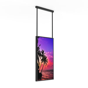 Display LCD FULL HD 55" para Escaparates con Soporte de techo - Alto Brillo 2500 NITS - Android - Barcelona Led-Signage