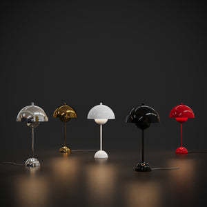 Lámpara de mesa diseño vintage "Floralis" - E27 (56)