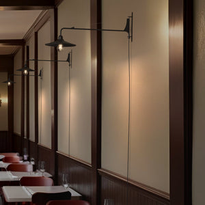 Aplique de pared orientable "PETTI" con cable y enchufe - E27 (6)