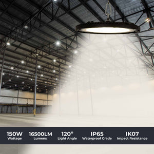 Campana LED industrial - 150W - IP65 - 110lm/W - 5 años de garantía (19)
