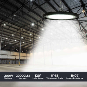 Campana LED industrial - 200W - IP65 - 110lm/W - 5 años de garantía (19)