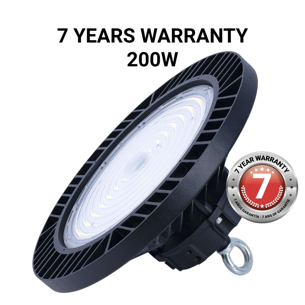 Campana LED industrial - 200W - PHILIPS Lumileds - Driver LIFUD - 5000K - IP65 - 7 años garantía (1)