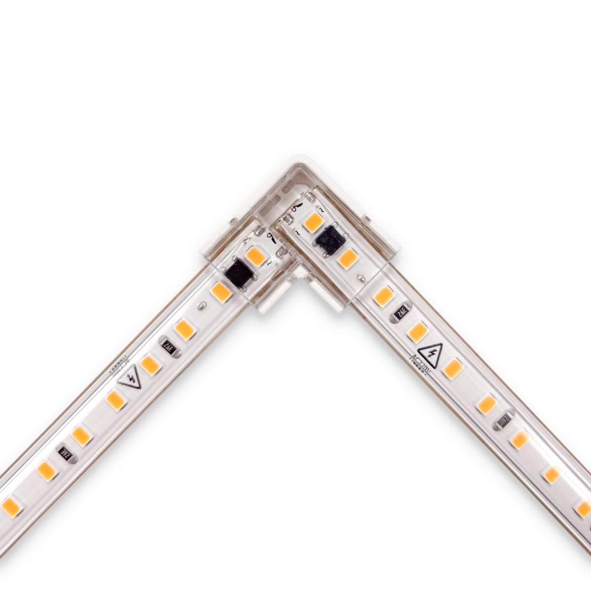 Conector en "L" para tira LED IP65 monocolor SMD 2835 - 10mm - 90º - Barcelona Led-Accesorios