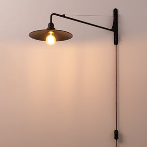 Aplique de pared orientable "PETTI" con cable y enchufe - E27 - Barcelona Led-Decoración